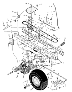 Part Location Diagram of 690013E701 Murray DISCONTINUED